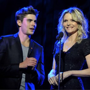 Zac can't stop flirting with Michelle Pfeiffer! | Dec 5, 2011
